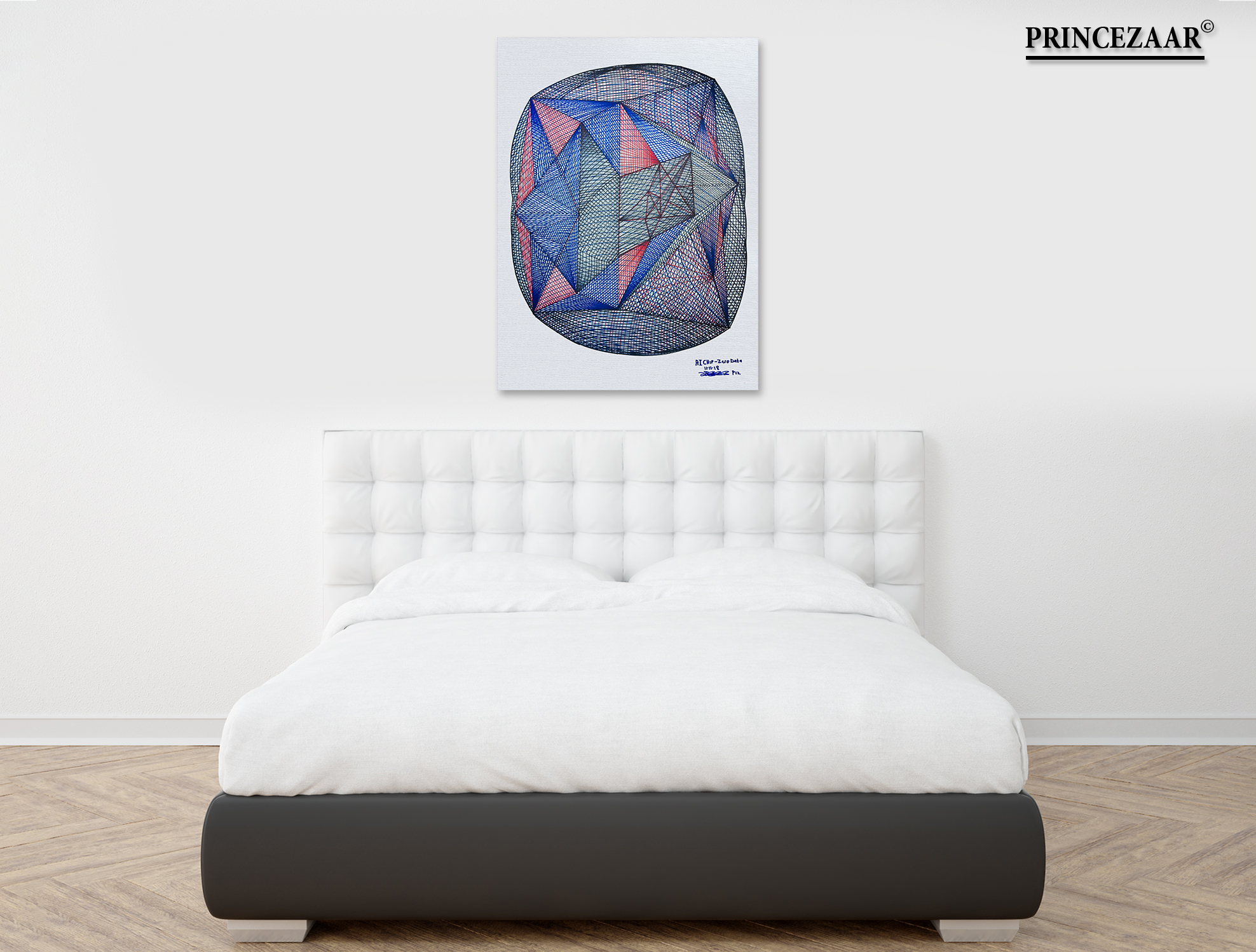 TRIANGLERISM ART BY PRINCE ISRAEL ZAAR AI CHIP-ZERO DATA 28x22'' (2) TRIANGLERISM ART BY PRINCE ISRAEL ZAAR AI CHIP ZERO DATA 28x22 2